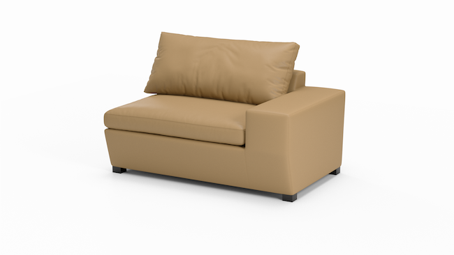 Foamfinity Modular | Leather | Right Arm Sofa | 56" | CertiPUR-US Premium Foam | STYLNN®️ - STYLNN®
