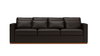 Cuddle Cloud | Leather | Sofa | 108" | CertiPUR-US Premium Foam | STYLNN®️ - STYLNN®