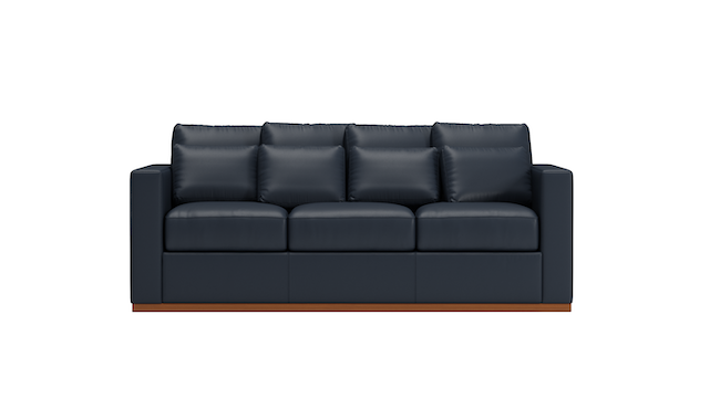 Cuddle Cloud | Leather | Sofa | 88" | CertiPUR-US Premium Foam | STYLNN®️ - STYLNN®