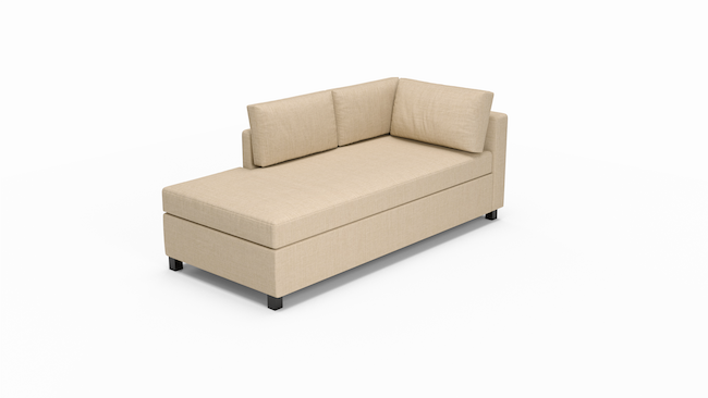 Del Rose | Left Sofa Bumper | 80" | Latex | Eco-Friendly | STYLNN®️ - STYLNN®