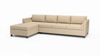Del Rose | Left Chaise Sectional | 72