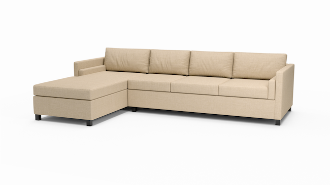 Del Rose | Left Chaise Sectional | 72" x 115" | Latex | Eco-Friendly | STYLNN®️ - STYLNN®