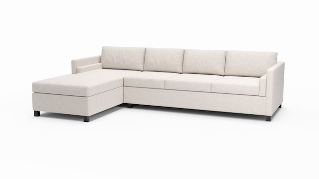 Del Rose | Left Chaise Sectional | 115" x 72" | CertiPUR-US Premium Foam | STYLNN®️ - STYLNN®