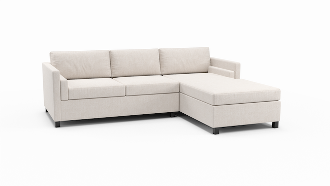 Del Rose | Right Chaise Sectional | 102" x 72" | CertiPUR-US Premium Foam | STYLNN®️ - STYLNN®