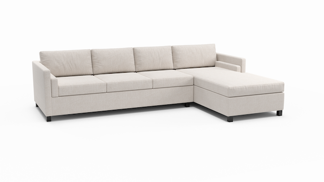 Del Rose | Right Chaise Sectional | 115" x 72" | CertiPUR-US Premium Foam | STYLNN®️ - STYLNN®