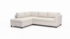 Del Rose | Sectional Left Sofa Bumper | 80" x 94" | CertiPUR-US Premium Foam | STYLNN®️ - STYLNN®