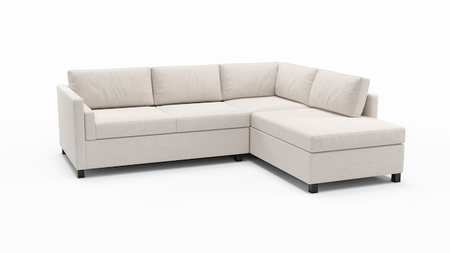 Del Rose | Sectional Right Sofa Bumper | 94" x 80" | CertiPUR-US Premium Foam | STYLNN®️ - STYLNN®