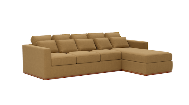 Cuddle Cloud | Right Chaise Sectional | 115" x 72" | Latex | Eco-Friendly | STYLNN®️