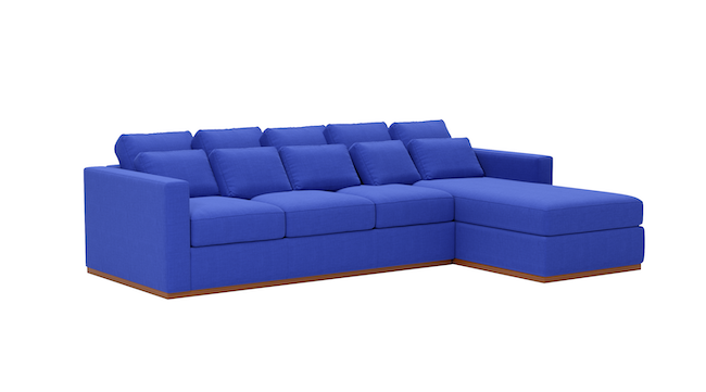 Cuddle Cloud | Right Chaise Sectional | 115" x 72" | Latex | Eco-Friendly | STYLNN®️ - STYLNN®