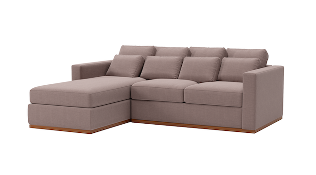 Cuddle Cloud | Left Chaise Sectional | 72" x 102" | Latex | Eco-Friendly | STYLNN®️