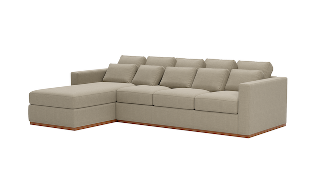 Cuddle Cloud | Left Chaise Sectional | 72" x 115" | Latex | Eco-Friendly | STYLNN®️ - STYLNN®