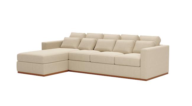 Cuddle Cloud | Left Chaise Sectional | 72" x 115" | Latex | Eco-Friendly | STYLNN®️ - STYLNN®