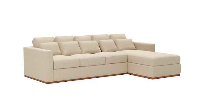 Cuddle Cloud | Right Chaise Sectional | 115" x 72" | Latex | Eco-Friendly | STYLNN®️ - STYLNN®