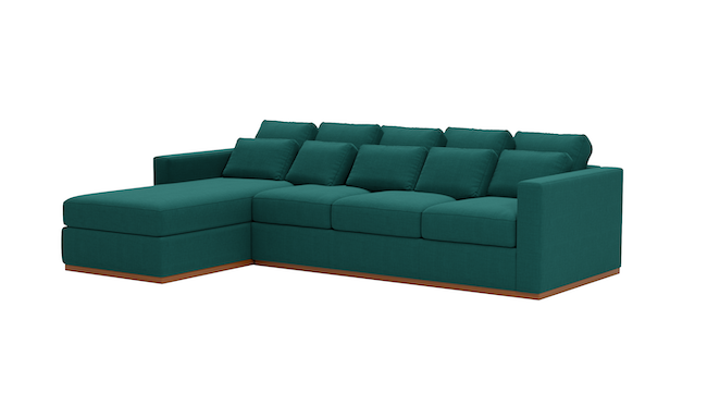 Cuddle Cloud | Left Chaise Sectional | 72" x 115" | Latex | Eco-Friendly | STYLNN®️