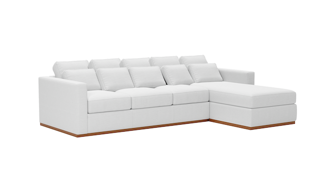 Cuddle Cloud | Right Chaise Sectional | 115" x 72" | Latex | Eco-Friendly | STYLNN®️ - STYLNN®