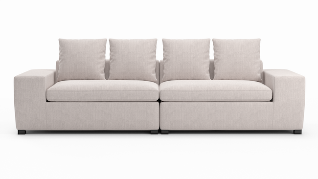 Foamfinity Accent Modular  | Sectional| 112" | CertiPUR-US Premium Foam | STYLNN®️ - STYLNN®