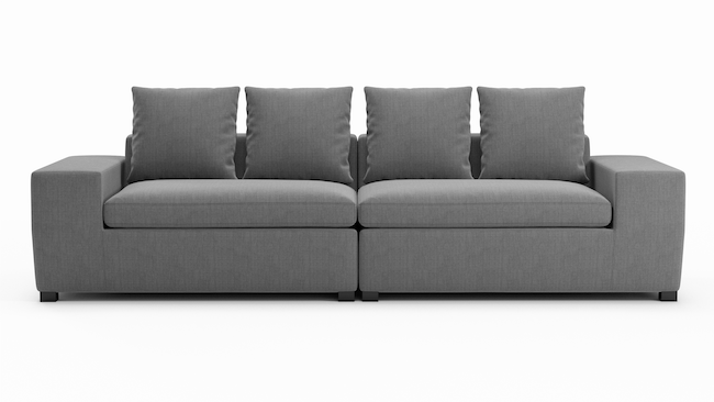 Foamfinity Accent Modular  | Sectional| 112" | CertiPUR-US Premium Foam | STYLNN®️ - STYLNN®