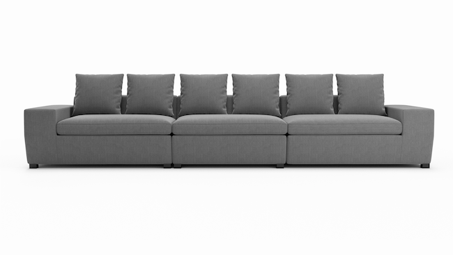 Foamfinity Accent Modular  | Sectional| 156" | CertiPUR-US Premium Foam | STYLNN®️ - STYLNN®