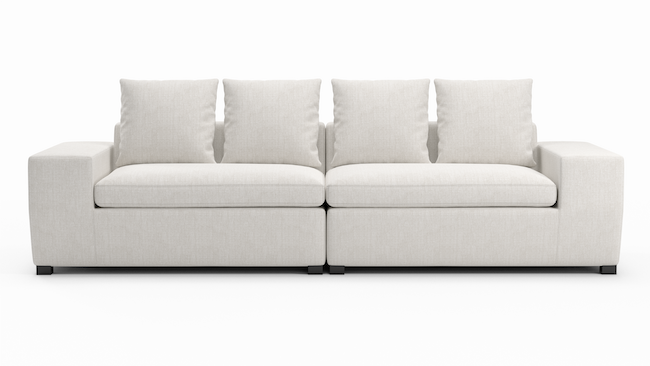 Foamfinity Accent Modular  | Sectional| 112" | CertiPUR-US Premium Foam | STYLNN®️ - STYLNN®