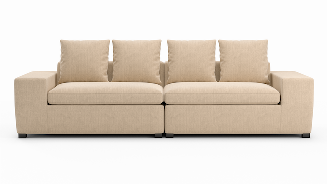 Foamfinity Accent Modular  | Sectional| 112" | CertiPUR-US Premium Foam | STYLNN®️ - STYLNN®