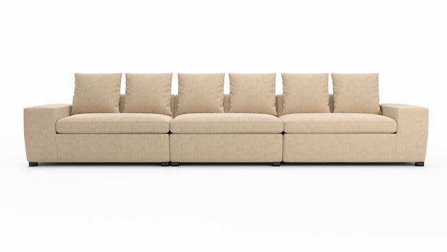 Foamfinity Accent Modular  | Sectional| 156" | CertiPUR-US Premium Foam | STYLNN®️ - STYLNN®