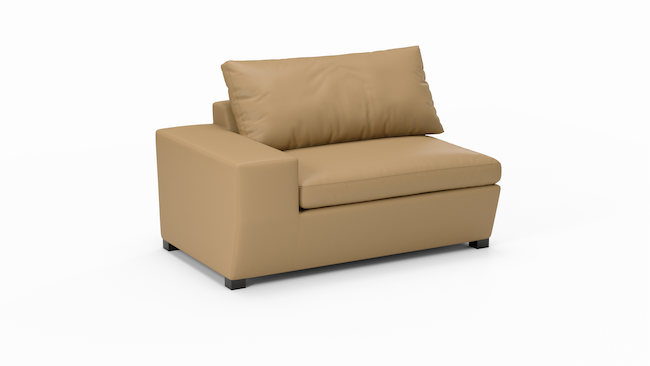 Foamfinity Modular | Leather | Left Arm Sofa | 56" | CertiPUR-US Premium Foam | STYLNN®️ - STYLNN®