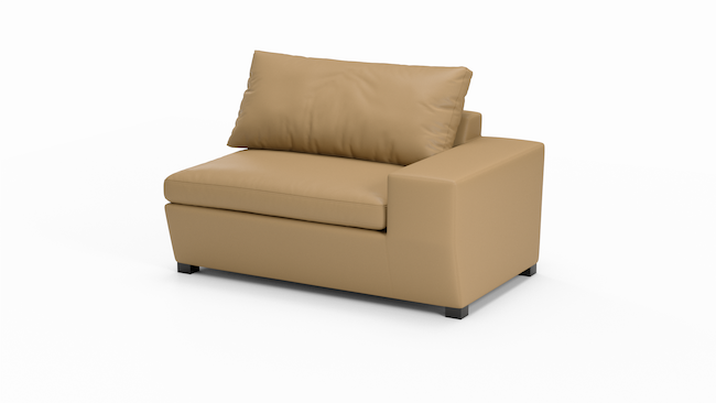 Foamfinity Modular | Leather | Right Arm Sofa | 56" | CertiPUR-US Premium Foam | STYLNN®️ - STYLNN®