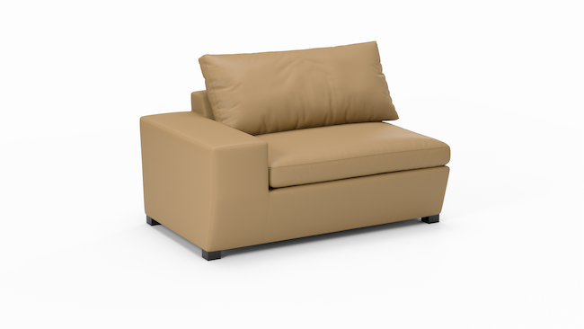 Foamfinity Modular | Leather | Left Arm Sofa | 56" | CertiPUR-US Premium Foam | STYLNN®️ - STYLNN®