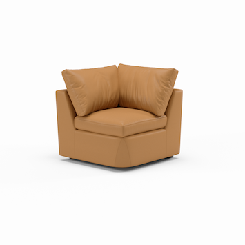Foamfinity Modular | Leather | Corner Sofa | 35" | CertiPUR-US Premium Foam | STYLNN®️ - STYLNN®
