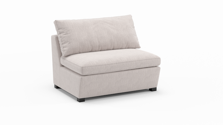 Foamfinity Modular  | Armless Sofa | 44" | CertiPUR-US Premium Foam | STYLNN®️ - STYLNN®