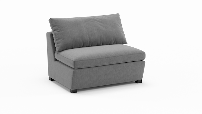 Foamfinity Modular  | Armless Sofa | 44" | CertiPUR-US Premium Foam | STYLNN®️ - STYLNN®