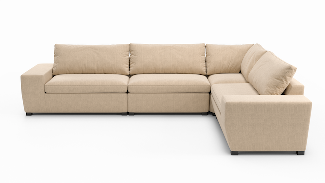Foamfinity Modular  | Sectional | 135"" x 91" | CertiPUR-US Premium Foam | STYLNN®️ - STYLNN®