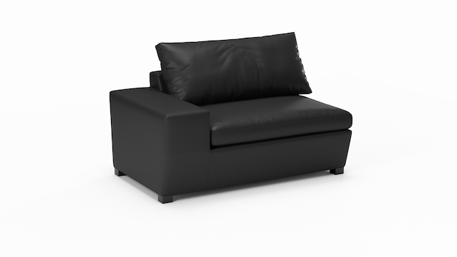 Foamfinity Modular | Leather | Left Arm Sofa | 56" | CertiPUR-US Premium Foam | STYLNN®️ - STYLNN®