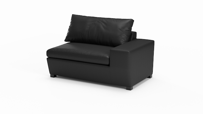 Foamfinity Modular | Leather | Right Arm Sofa | 56" | CertiPUR-US Premium Foam | STYLNN®️ - STYLNN®
