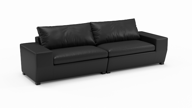 Foamfinity Modular | Leather | Sofa | 112" | CertiPUR-US Premium Foam | STYLNN®️ - STYLNN®