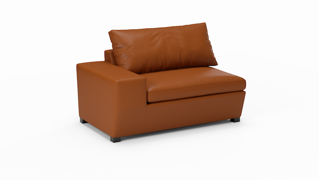 Foamfinity Modular | Leather | Left Arm Sofa | 56" | CertiPUR-US Premium Foam | STYLNN®️ - STYLNN®