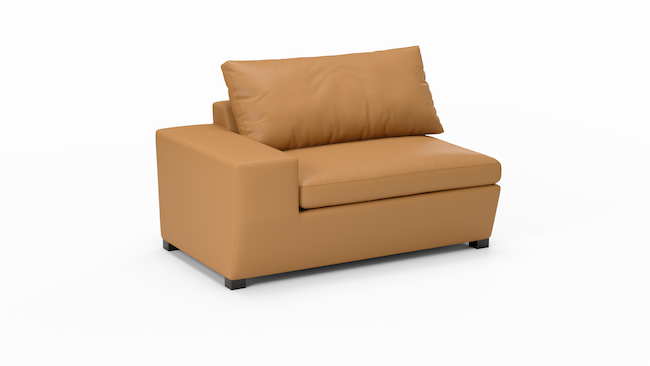 Foamfinity Modular | Leather | Left Arm Sofa | 56" | CertiPUR-US Premium Foam | STYLNN®️ - STYLNN®