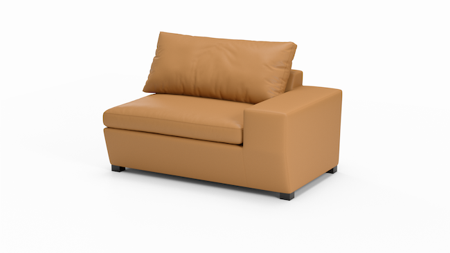Foamfinity Modular | Leather | Right Arm Sofa | 56" | CertiPUR-US Premium Foam | STYLNN®️ - STYLNN®