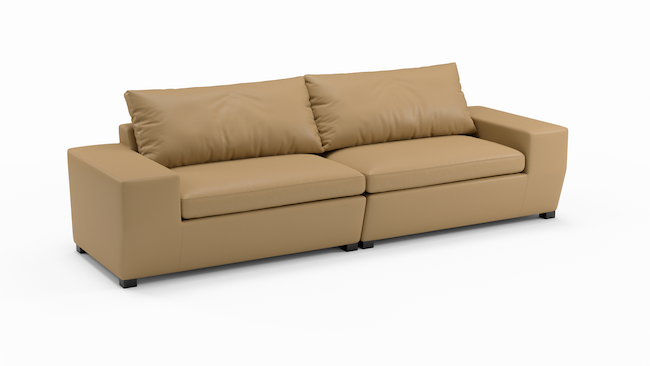 Foamfinity Modular | Leather | Sofa | 112" | CertiPUR-US Premium Foam | STYLNN®️ - STYLNN®