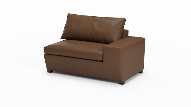 Foamfinity Modular | Leather | Right Arm Sofa | 56" | CertiPUR-US Premium Foam | STYLNN®️ - STYLNN®