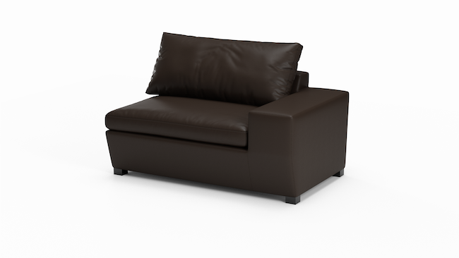 Foamfinity Modular | Leather | Right Arm Sofa | 56" | CertiPUR-US Premium Foam | STYLNN®️ - STYLNN®
