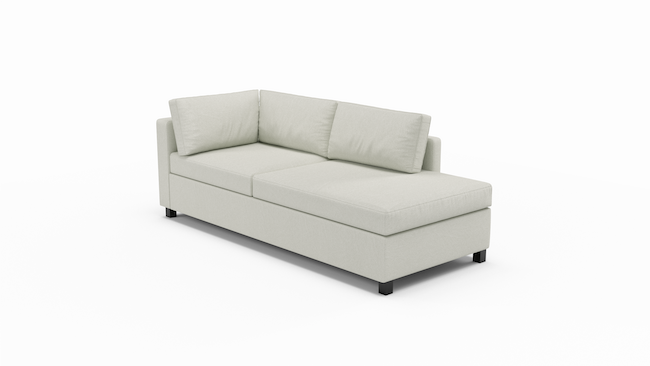 HydroRepel Del Rose | Water Resistant | Right  Sofa Bumper | 80" | CertiPUR-US Premium Foam | STYLNN®️ - STYLNN®