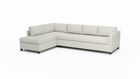 HydroRepel Del Rose | Water Resistant | Sectional Left Bumper Sofa | 80