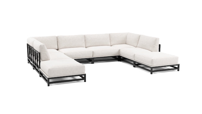 Kubus Modular Outdoor | U Shape Sectional | 109" x 146" x 109" | DryFast Foam | STYLNN™