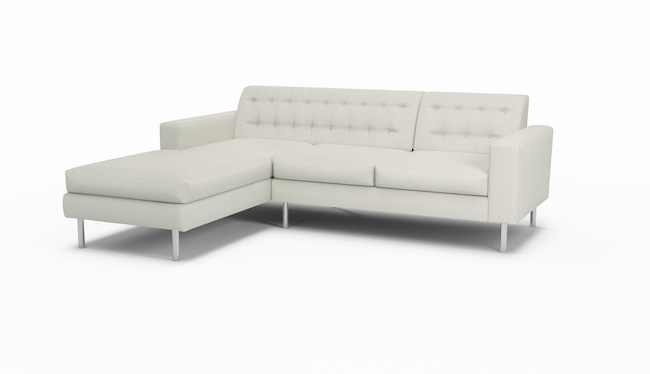 Le Jace HydroRepel | Miami Sand | Water Resistant | Sectional Left Arm Chaise | 72" x 102" | CertiPUR-US Premium Foam | STYLNN®️