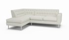 Le Jace HydroRepel | Miami Sand | Water Resistant | Sectional Left Sofa Bumper | 80