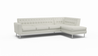 Le Jace HydroRepel | Miami Sand | Water Resistant | Sectional Right Bumper Sofa | 124