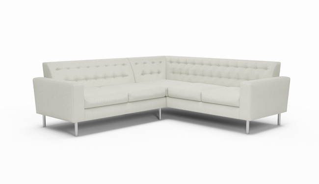Le Jace HydroRepel | Miami Sand | Water Resistant | Sectional Sectional | 96" x 96" | CertiPUR-US Premium Foam | STYLNN®️