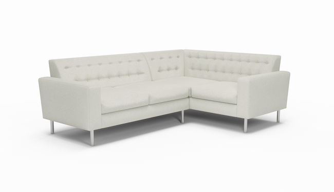Le Jace HydroRepel | Miami Sand | Water Resistant | Sectional Sofa | 105" x 74" | CertiPUR-US Premium Foam | STYLNN®️