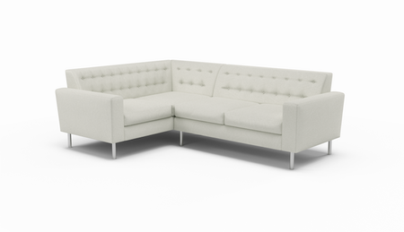Le Jace HydroRepel | Miami Sand | Water Resistant | Sectional Sofa | 74" x 105" | CertiPUR-US Premium Foam | STYLNN®️